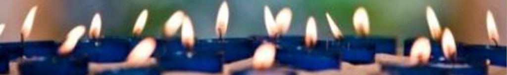 lit candles