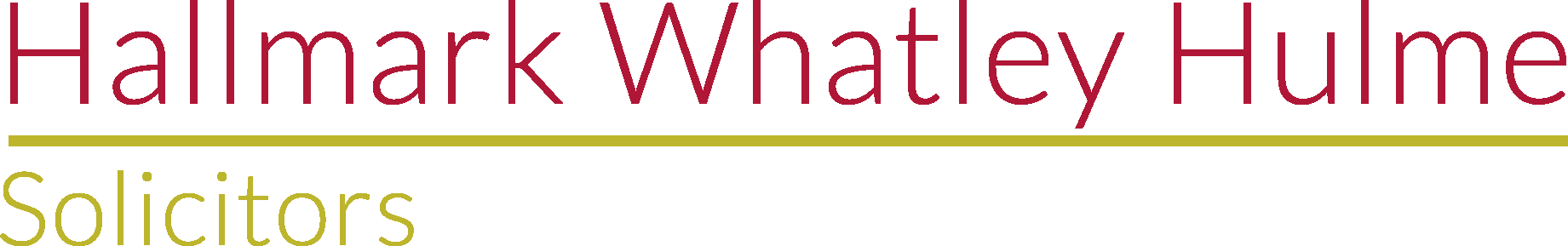 The Hallmark Whatley Hulme logo in red and green font.