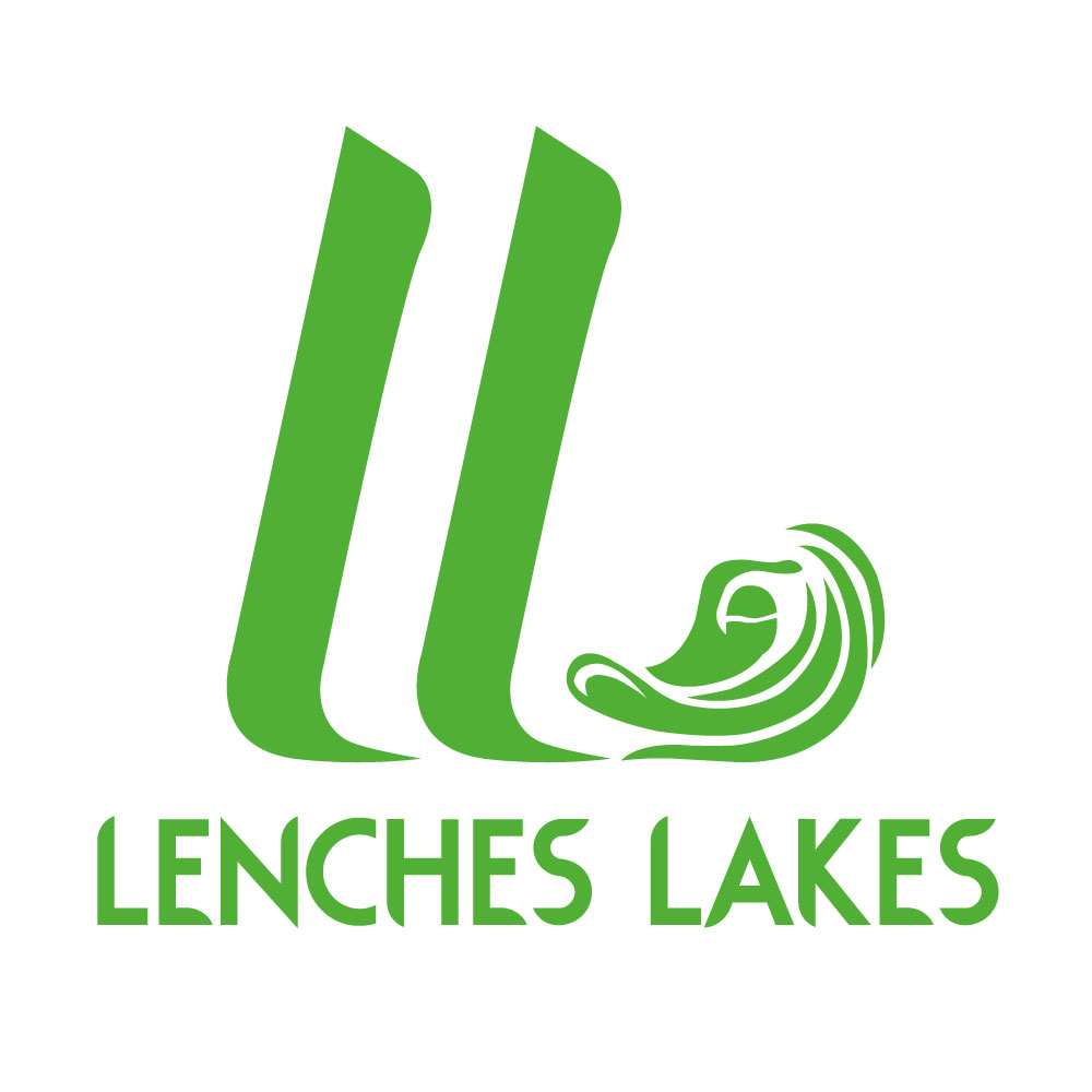Lenches Lake Logo in green font.