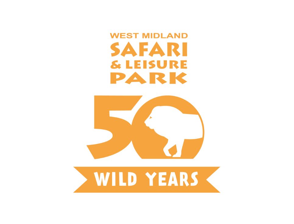 West Midlands Safari Park, 50 wild years logo.