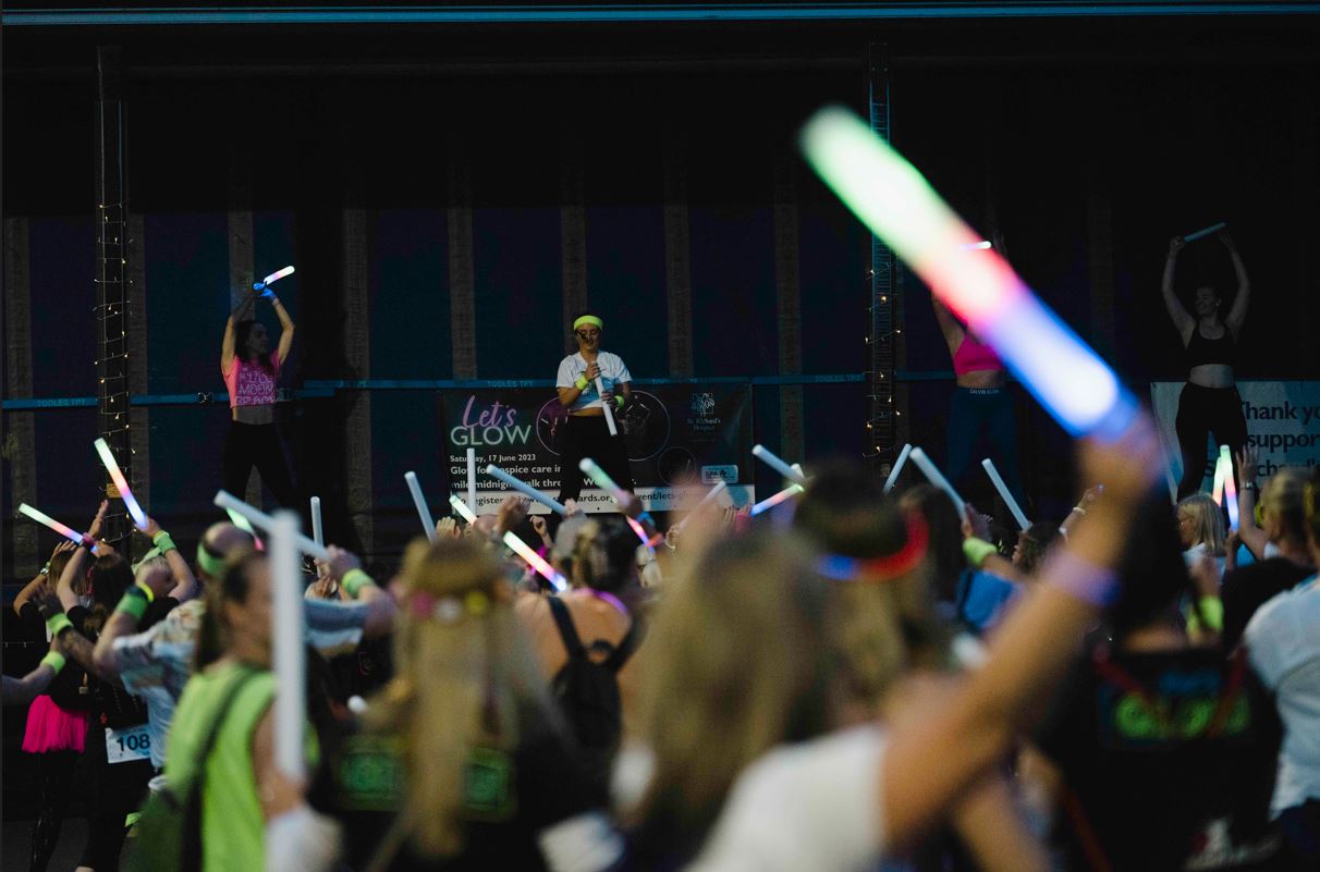 Let's Glow 2023 crowd warms up