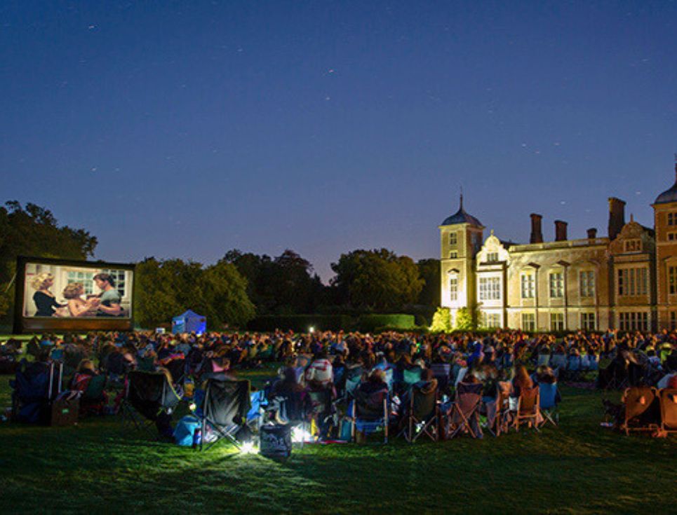 Stately estate with an open air cinema